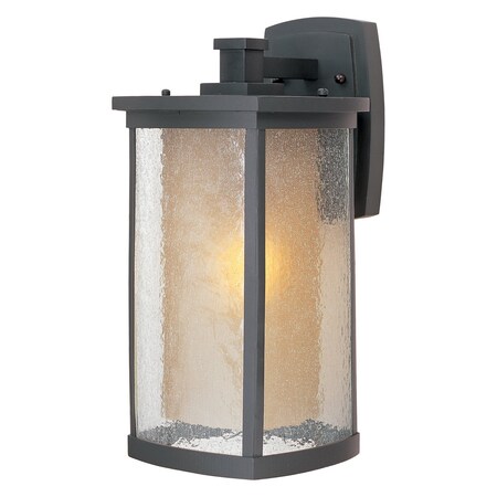 Maxim One Light Bronze Seedy/Wilshire Glass Wall Lantern 3154CDWSBZ